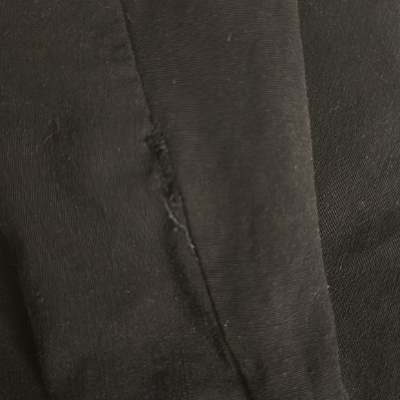 ZARA Black Clasp Front Fitted Peplum Dress - Picture 4 of 4